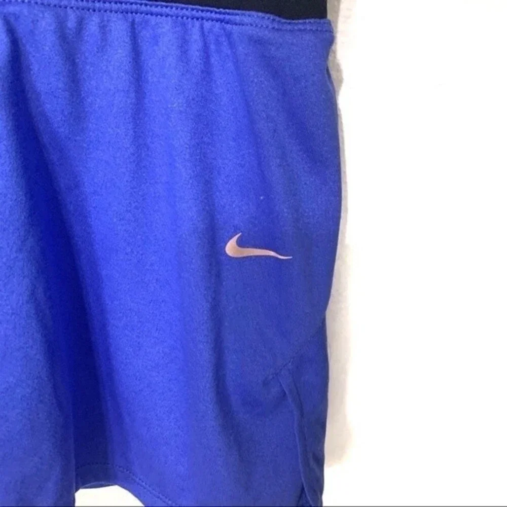 NIKE skirt womens blue/purple dri-fit tennis/golf skirt large